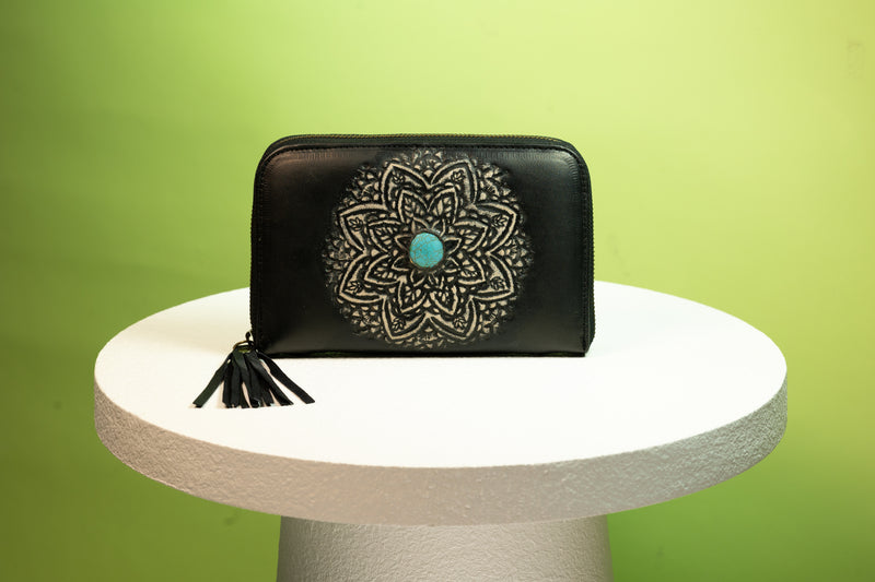 Turquoise Gemstone Wallet