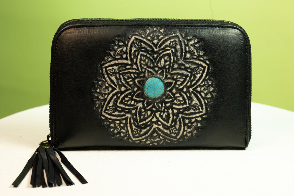 Turquoise Gemstone Wallet