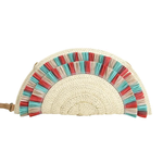 Woven Half Round Clutch Colour