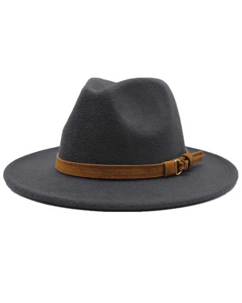 Fedora Hat Dark Grey