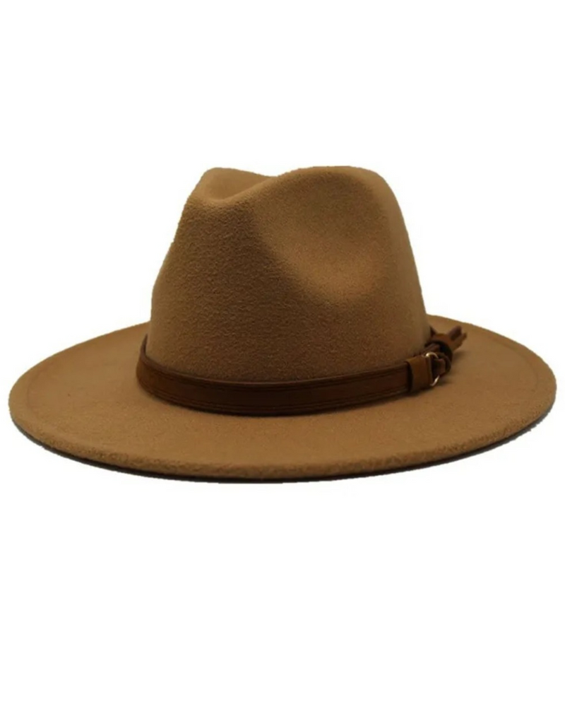 Fedora Hat Light Coffee