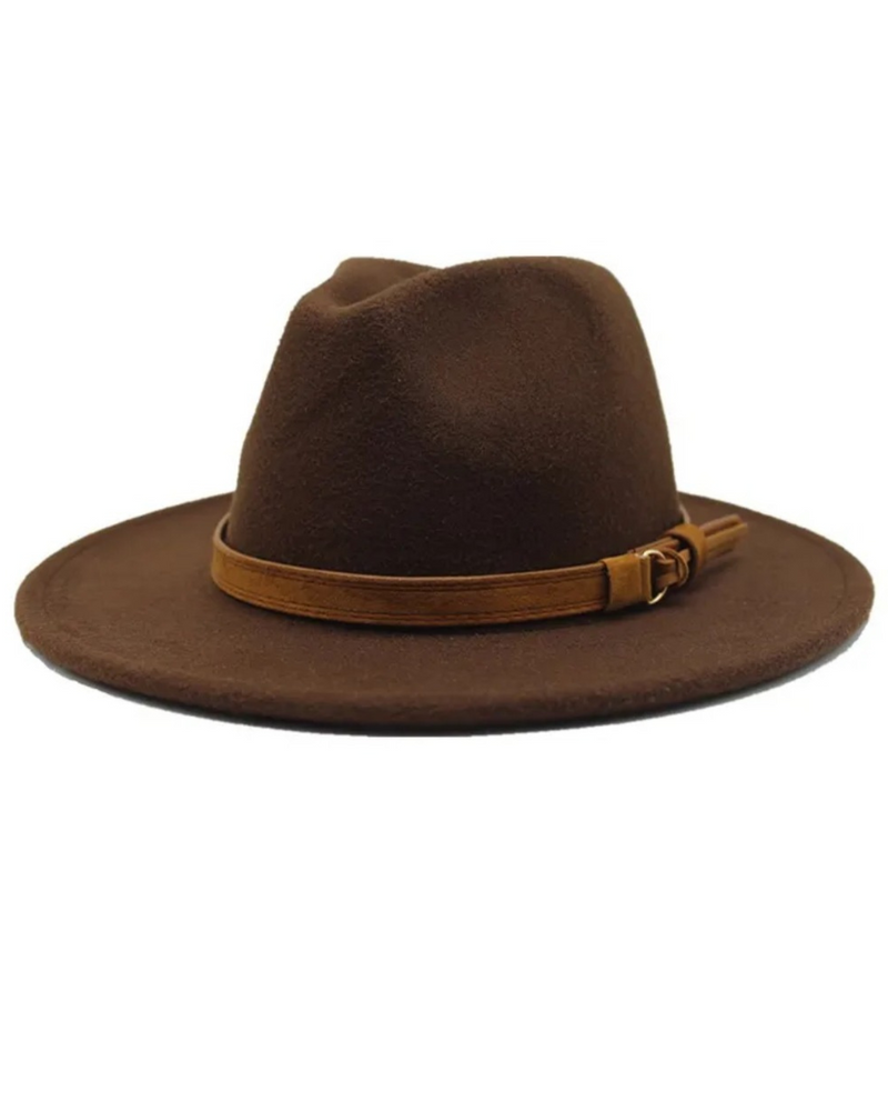 Fedora Hat Dark Brown