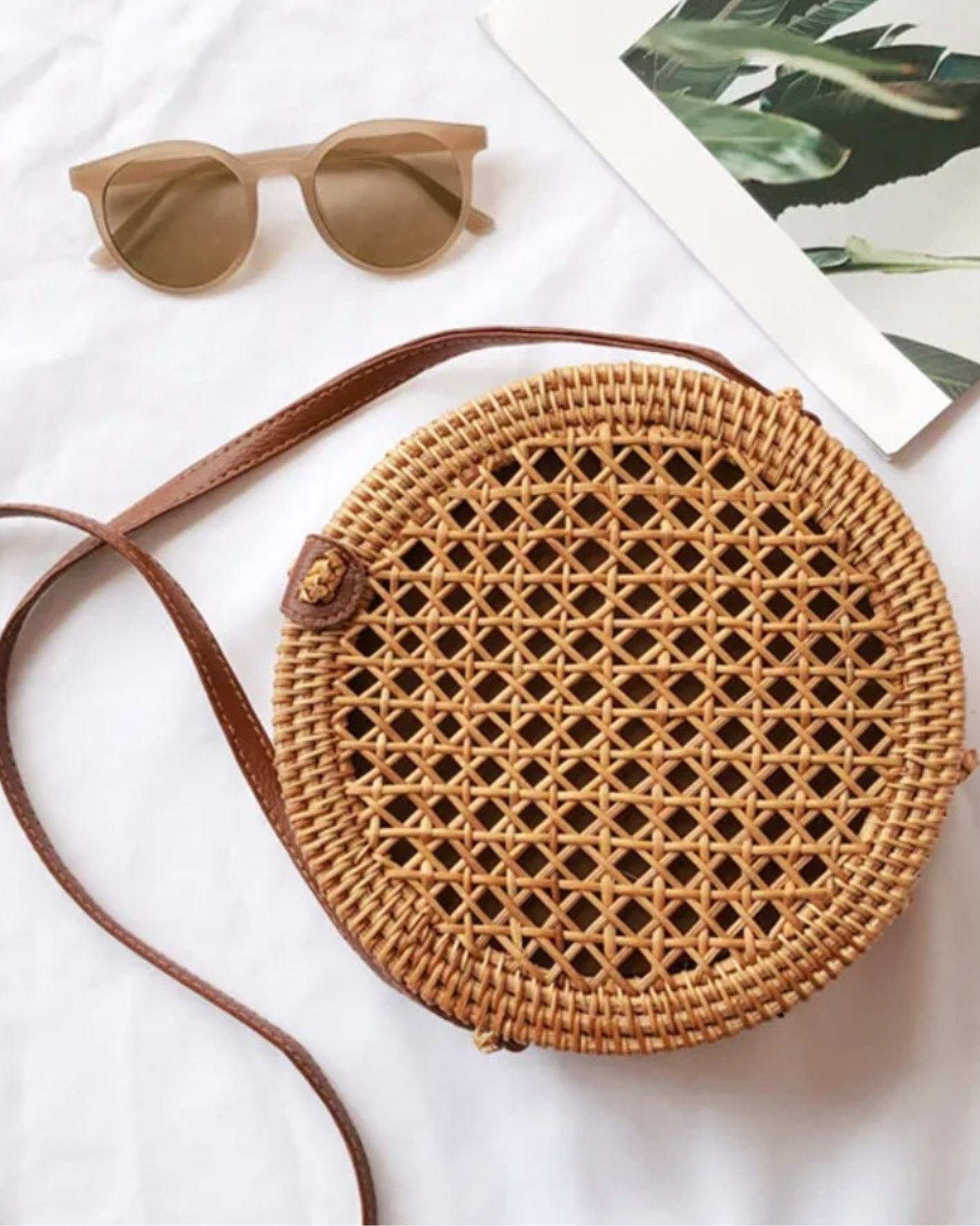 Rattan discount canteen bag