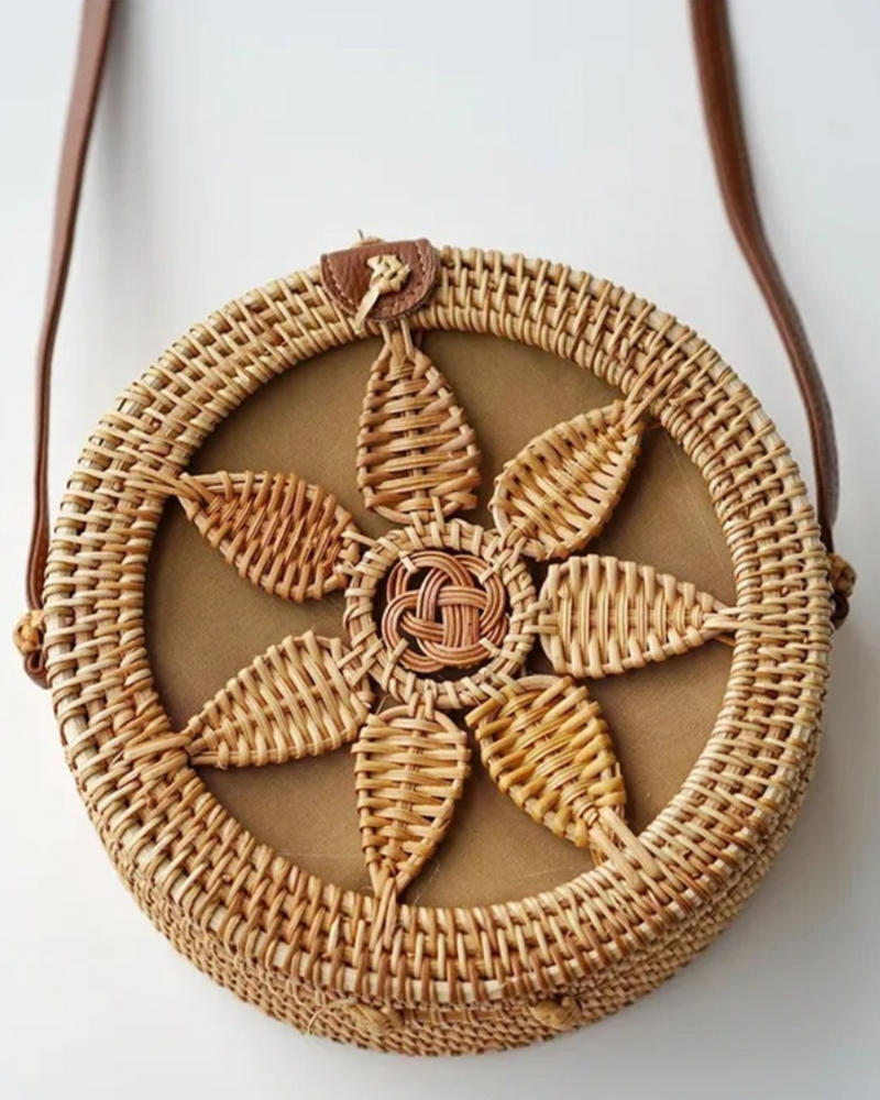 Rattan Bag Flower