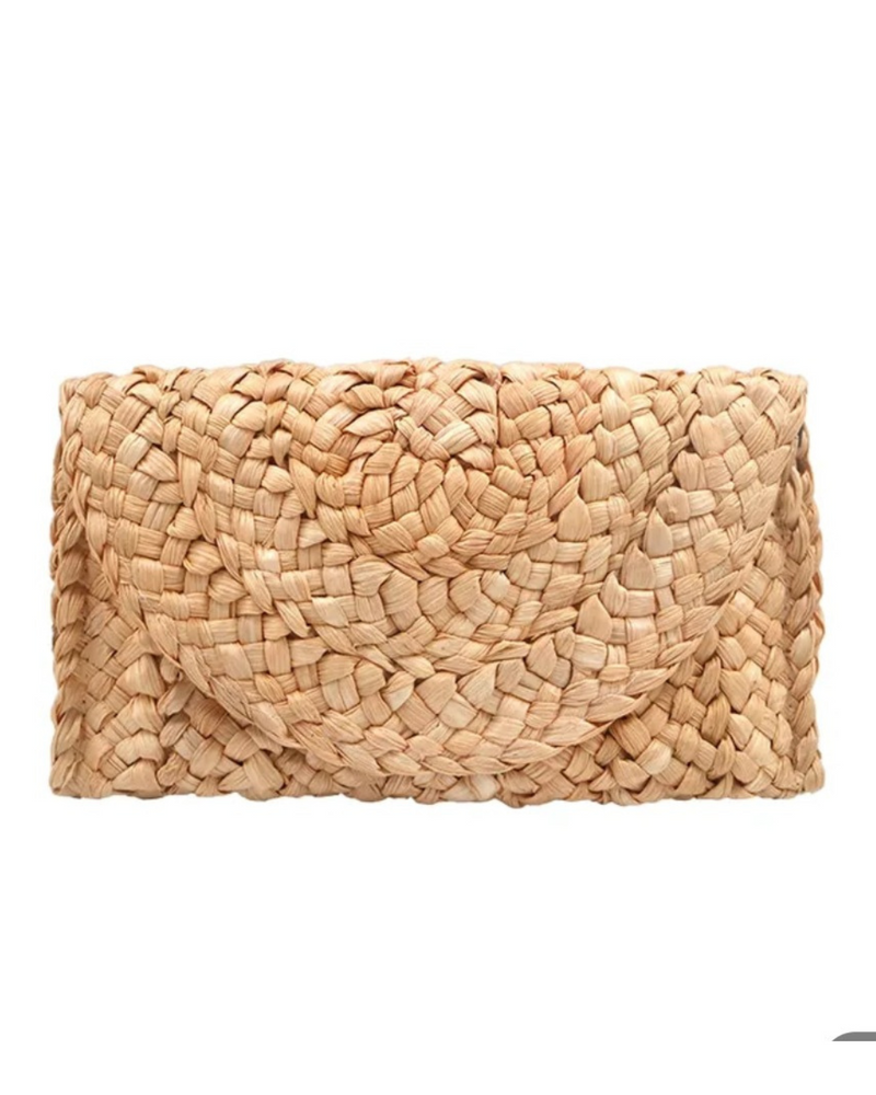 Straw Clutch Natural