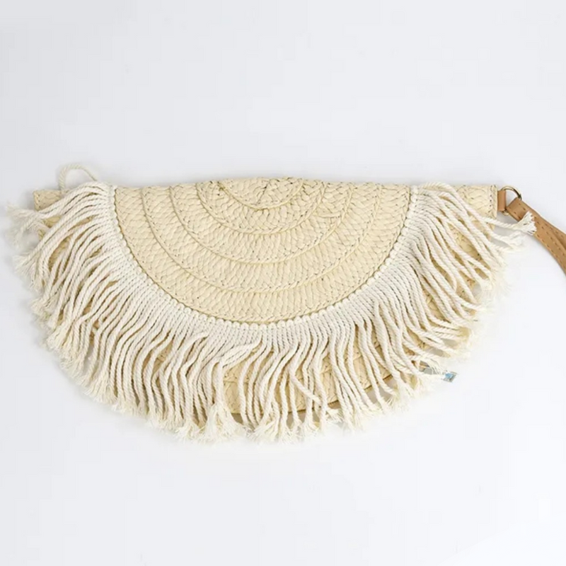 Tassel Half Round Clutch