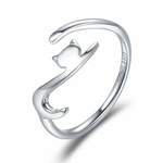 Cat Open Ring